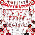 Halloween Horror Birthday Banner Guestbook Party Decorations Set