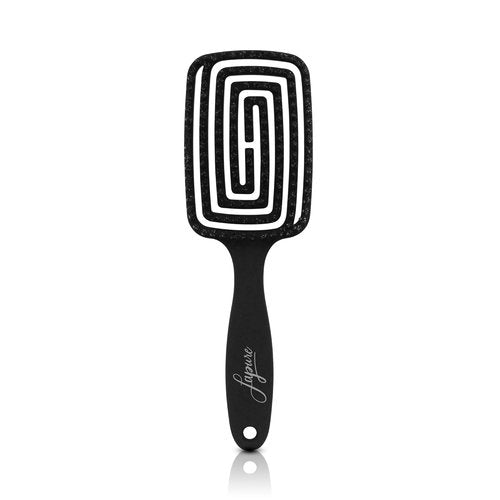 Kinetic Detangling Hair Brush - Boar & Nylon Bristles for Shiny, Smooth Hair | Flexible Body for Scalp Massage