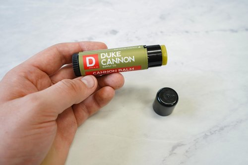 Duke Cannon Balm Tactical Lip Balm 3-Pack with SPF 15, 0.56oz – Premium Lip Protector with Organic Ingredients, Fresh Mint Flavor, Natural Beeswax, Coconut & Shea Butter, UV Protection
