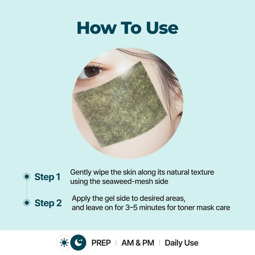 ISNTREE GIM PDRN Boosting Glow Toner Pad | Hydrating & Firming Dual-Sided Facial Pads with Korean Seaweed (GIM) PDRN | Pore Tightening, Smooth Makeup Base | Korean Skin Care, 70 Pads (1 Pack)