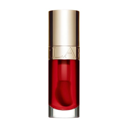 Clarins Lip Comfort Oil - Hydrating & Nourishing Lip Oil | Sheer High Shine Finish | 93% Natural | 0.2 Ounces