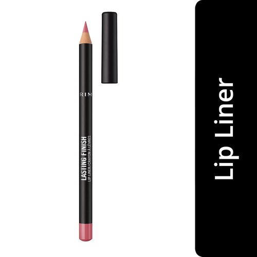 Rimmel Lasting Finish Lip Liner - 8HR Long-Lasting Formula in 120 Pink Candy | Pack of 3