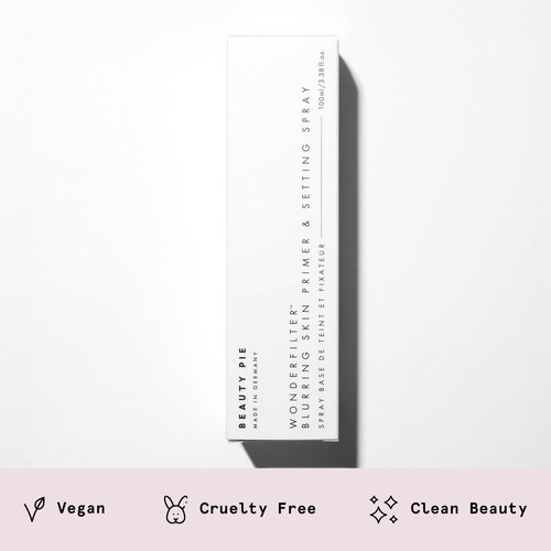 Beauty Pie Wonderfilter Blurring Skin Primer & Setting Spray – Lightweight, Skincare-Infused Mist with Niacinamide & Aloe for Primer & Longwear Fix