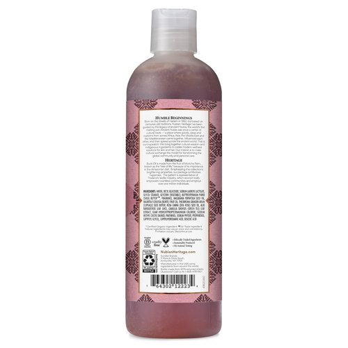 Nubian Heritage Body Wash - Patchouli & Buriti | Toning & Uplifting Soap with Aloe Vera, 13 Oz