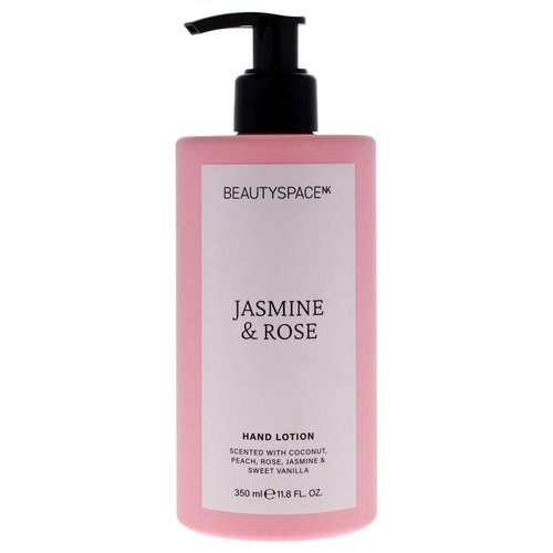 Beauty SpaceNK Jasmine & Rose Hand Lotion – Nourishes & Protects – Softens & Smooths Dry Skin – Fast-Absorbing, Non-Greasy – Vegan & Cruelty-Free – 11.8 oz