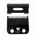 StyleCraft Replacement Diamond Cut Fixed Fade Hair Clipper Blade with Shallow Tooth 2.0 Moving Cutter Set