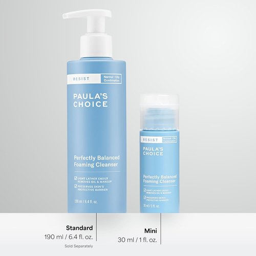 Paula's Choice RESIST Foaming Facial Cleanser - Hyaluronic Acid & Aloe for Oily Skin | Anti-Aging, Fragrance-Free