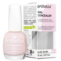 Probelle Illuminating Nail Concealer - Sheer Brightening Nail Polish for Discolored Nails | Vegan, Lilac Glow