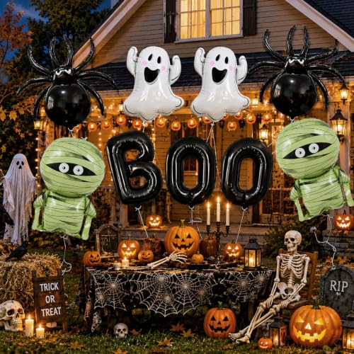 Halloween Balloon Set 9 Pieces Foil Balloons Halloween Party Decorations