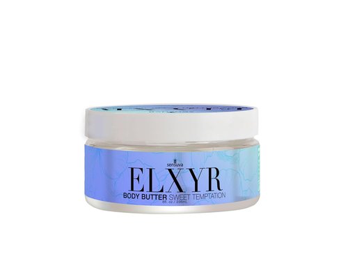 Sensuva ELXYR Body Butter - Sweet Temptation | Hydrating & Moisturizing for Very Dry Skin | 8 oz.
