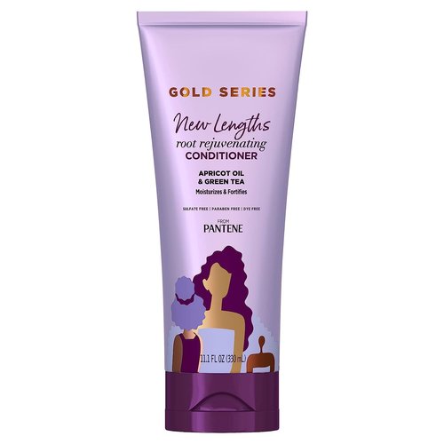 Pantene Gold Series Root Rejuvenating Conditioner - Moisturizes & Fortifies Natural Hair | 11.1 Fl Oz