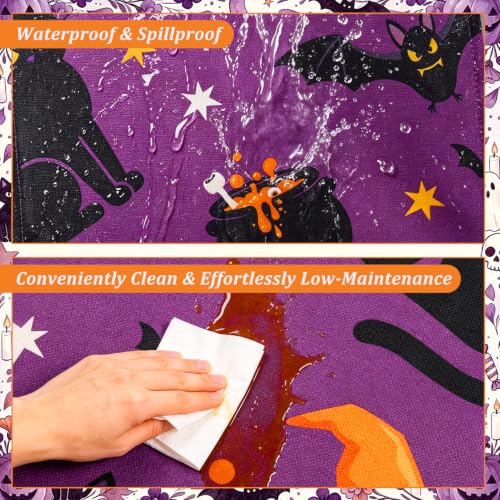 Halloween Table Runner Set - 13x72 Inch Festive Dining Decor for Fall Party