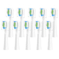 Harobey Replacement Toothbrush Heads 10 Pack Compatible with Bitvae Daily D2 Rechargeable Toothbrush, for D2 Toothbrush Heads Refills, White