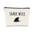 BARPERY Shark Gifts for Women Small Makeup Bag, Shark Lovers Gifts Cosmetic Bag, Makeup Bag Organizer Gift for Shark Lover,BirthdayMakeup Bag Organizer Gifts