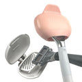 Haven Clip On Razor Protector for Men and Women - Premium Razor Covers Designed to Last - 2 pack (White and Coral)