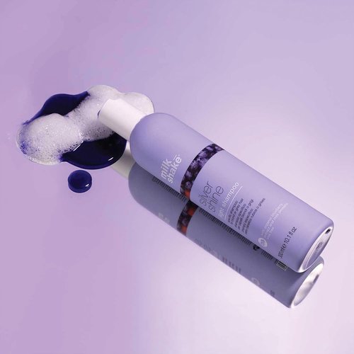 milk_shake Silver Shine Shampoo - Light Purple Formula for Radiant Blonde Hair