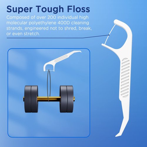 Fremouth 140 Count Braces Flossers with 10 Travel Cases, Orthodontic Flossers for Braces - Ortho Dental Floss Picks, 14 Count (Pack of 10)
