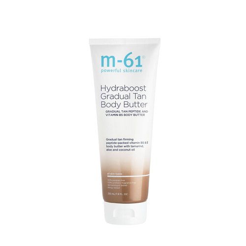 M-61 Hydraboost Gradual Tan Body Butter - Unscented Hydrating Lotion for Streak-Free Glow | 7.8 Fl Oz