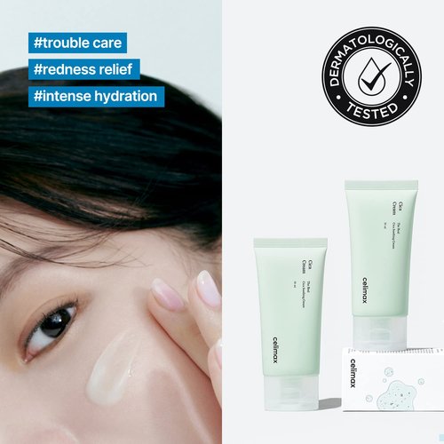 Celimax The Real Cica Soothing Cream - Hydrating & Calming Gel for Sensitive Skin | 50ml
