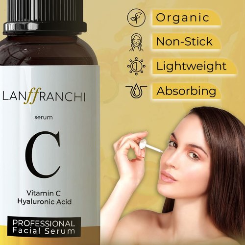 Skiennix Vitamin C Face Serum - Brightening & Anti-Aging Formula for Dark Spots & Wrinkles | Hydrating, Fragrance-Free, 1 oz