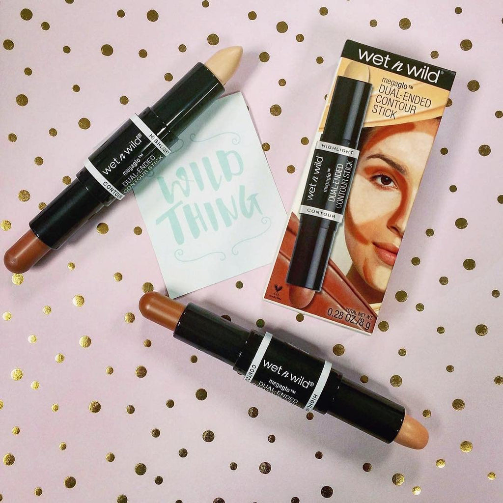 Wet n Wild MegaGlo Dual-Ended Contour Stick - Light Medium | Cruelty-Free Makeup Essential