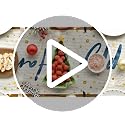 Polka Dot Watercolor Candles Hanukkah Table Runner - 13x72 Inch Home Decor