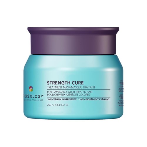 Pureology Strength Cure Hair Treatment Mask - Intense Repair for Damaged Hair | Vegan Formula Restores Softness