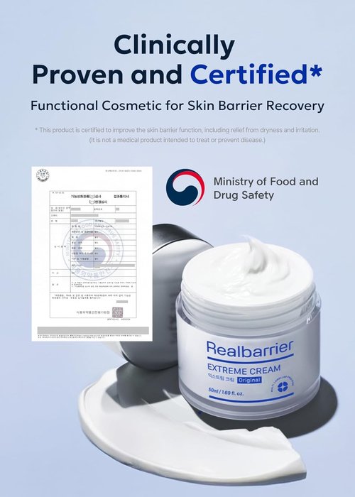 Real Barrier Extreme Cream - Hydrating Korean Moisturizer for Sensitive Skin | 1.69 fl oz (50ml)