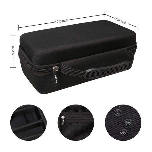 Aproca Case Compatible with Wahl Professional 5 Star Series Magic Clip Cordless Hair Clipper #8148#8504#8545#8509#8451, Portable Storage Bag for Accessories (Black)