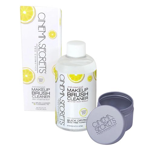 Cinema Secrets Makeup Brush Cleaner - Professional Formula for Deep Cleaning | 8oz Size