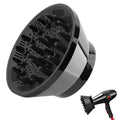 Skiennix Hair Dryer Diffuser - Adjustable Attachment for Curly & Wavy Hair | 1.4" to 3.2" Black