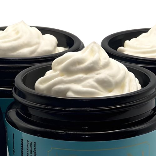 Simply Boujie Whipped Magnesium Tallow Butter 4oz Bedtime Body Balm 100% Grass Fed Tallow Unscented Moisturizer Hydrating Relaxing Balm with Saffron Rosehip Castor Oil Vitamin E