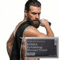 Extra Rough Exfoliating Washcloth for Shower, 40" Extra Long Back Scrubber for Men & Women, Korean Exfoliating Shower Towel, Korean Italy Towel, Dead Skin Remover, Rip-Resistant Nylon Mesh