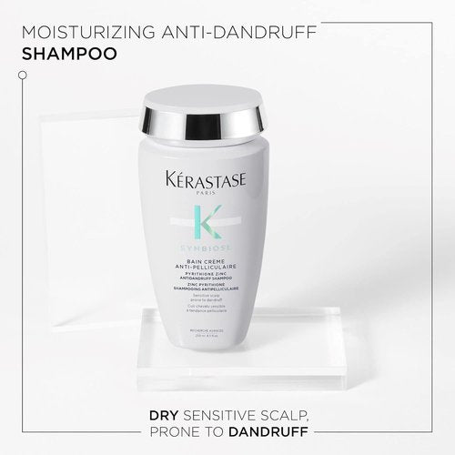 Kerastase Symbiose Anti-Dandruff Shampoo Crème - Hydrates Scalp & Hair | Sulfate-Free | 8.5 Fl Oz