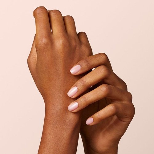 Manucurist Green Flash Gel Nail Polish - Sheer Pale Pink Hortencia - Vegan & 12-Free - Strengthens Nails - 0.5 fl oz