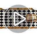 Diamond Plaid Black Table Runner - 13x108 Inch Halloween Party Decor