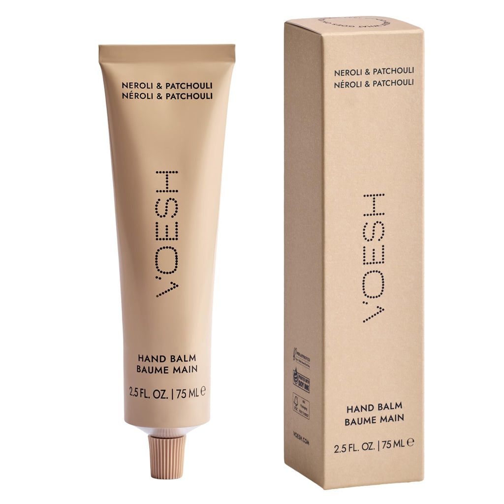 VOESH Vegan Hand Balm Neroli & Patchouli 2.5 oz. – K-Beauty Korean Skincare Hand Cream for Dry Hands – Non-Greasy Fast-Absorbing Moisturizer with Turmeric Mango Butter and Squalane – Travel Size