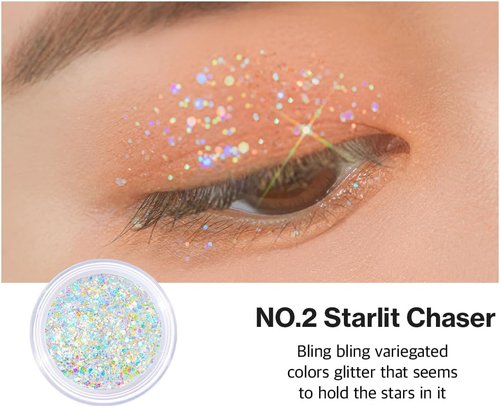 UNLEASHIA Loose Glitter Gel Mini - Starlit Chaser for Stunning Sparkle & Shine