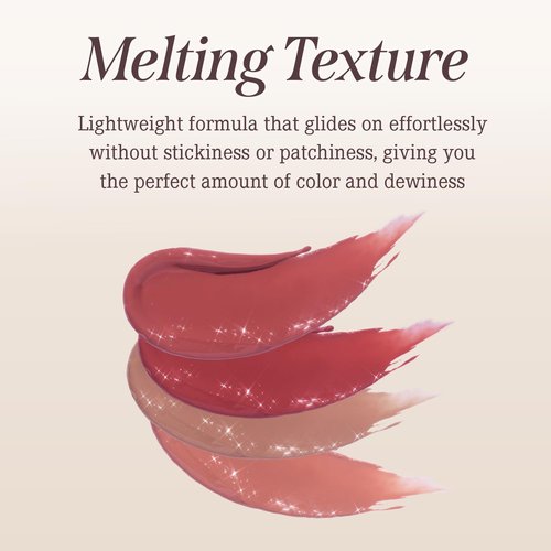 DEARDAHLIA Lip Paradise Sheer Dew Lipstick (Dakota) - Silky & Dewy Glow Lipstick with a Smooth and Hydrating Texture, and Buildable High-Pigment Color. Vegan Korean Lip Makeup