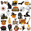 Halloween Refrigerator Magnets Set with Pumpkins Ghosts and Skulls - 24 Pieces