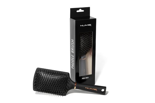 NuMe Paddle Brush - Detangling & Straightening Hairbrush for Smooth Finish - Wet & Dry Use