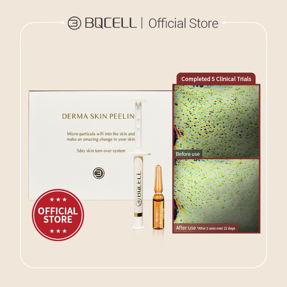 [BQCELL] [Made In Korea] [DERMA SKIN PEELING 2g / Recell Cure Serum 2ml, Safety Cap 1ea, 3set], Acne Skin Available, Exfoliating, Facial Scrub, Korean Beauty, Blackhead Remover