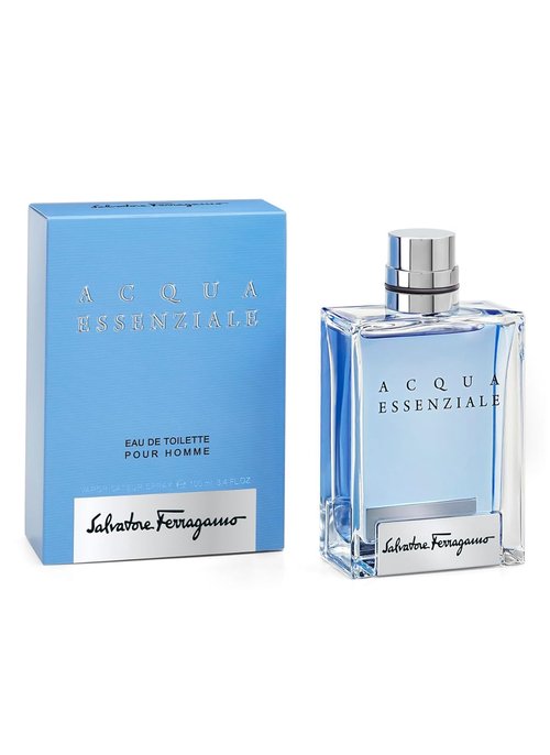 FERRAGAMO Acqua Essenziale Cologne Spray for Men - Refreshing Eau de Toilette, 3.4 oz