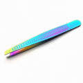 Tweezers for Women Facial Hair, Eyebrow Tweezer for men, Professional Stainless Steel Pointed Splinter Ingrown Hair removal, Colorful