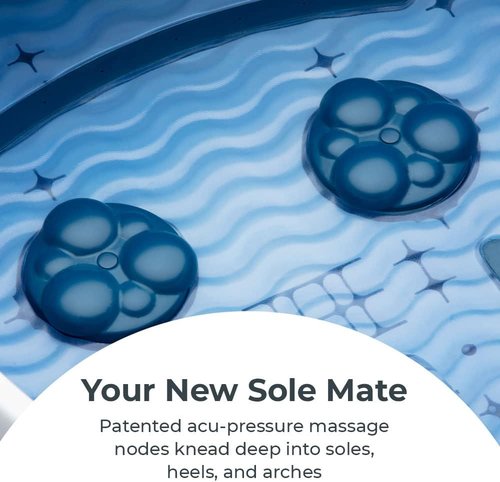 Homedics Shiatsu Bliss Footbath - Deep Kneading Foot Spa Massager with Heat Boost & Vibrating Bubbles