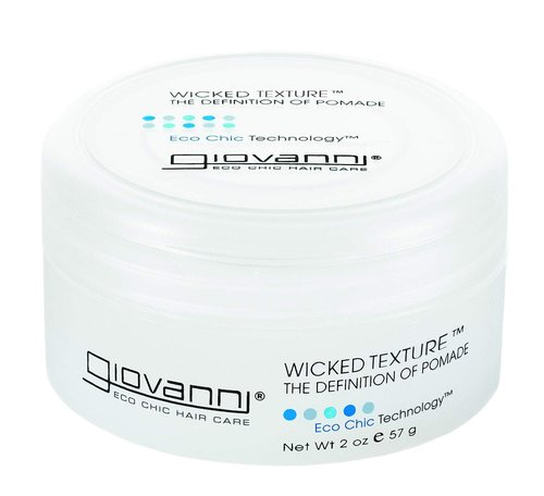 GIOVANNI Wicked Texture Pomade - Water-Based Hair Styling Formula for Shaping & Smoothing - 2 Oz