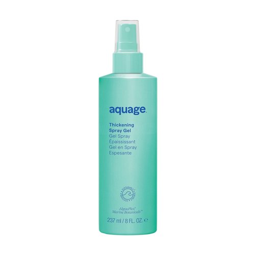 AQUAGE Thickening Spray Gel - Infused with Sea Botanicals for Fine Hair - 8 oz Firm Hold & Body