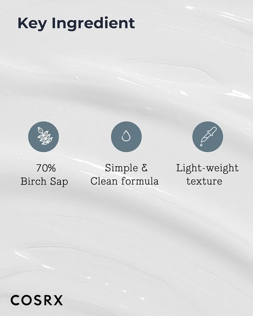 COSRX Oil-Free Lotion - Hydrating Daily Acne Facial Moisturizer with Birch Sap | 3.38 fl. oz / 100ml