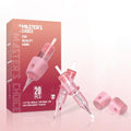 20Pcs Disposable Tattoo Cartridge Needles 1RL 0.3mm Round Liner Long Tape Permanent Makeup Eyebrows Eyeliners Lip Microblading Supplies for Rotary Tattoo Pen (1001RL(0.30mm))