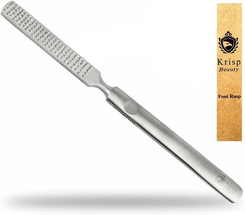 Krisp Beauty Foot Rasp - Professional 7” Callus Remover & Pumice Tool for Smooth Feet | Wet/Dry Use